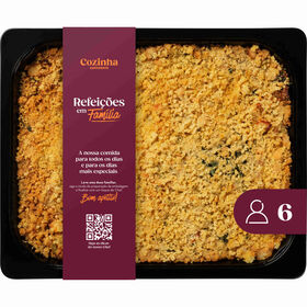 Bacalhau Com Espinafres E Crosta De Broa Para 6 Pessoas Cozinha Continente 2 kg