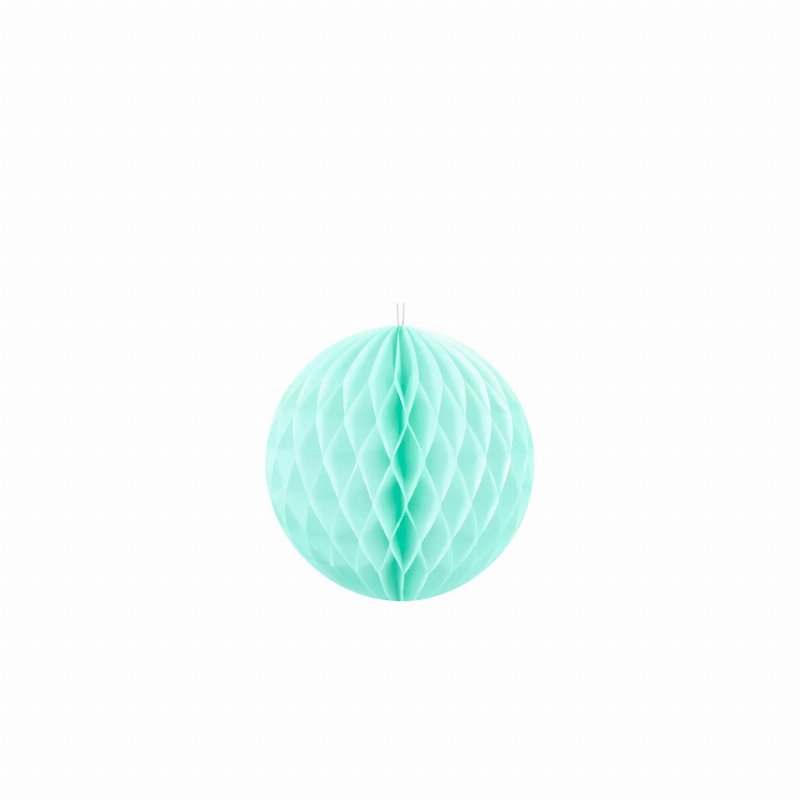 Bola Menta Decorativa Em Papel 10 Cm