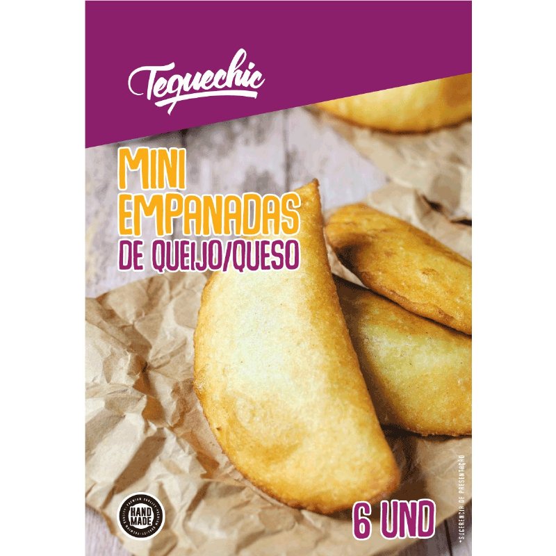 Mini Empanadas De Queijo 6 unidades
