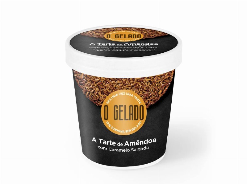 Gelado O Gelado Amêndoa E Caramelo Salgado 460 ml