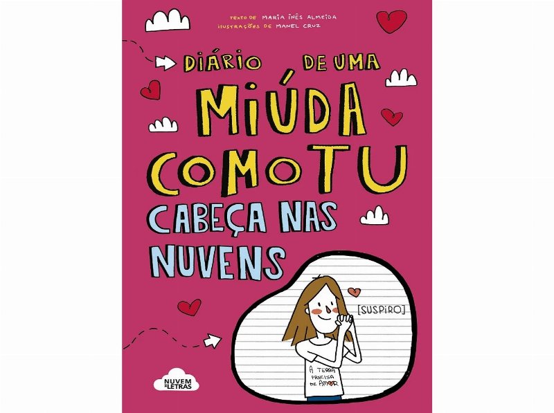 Livro Díario De Uma Miuda Como Tu Cabeça Nas Nuvens