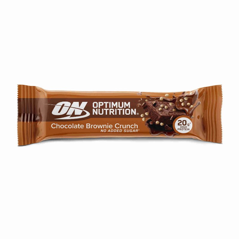Barra Proteína Chocolate Brownie Optimum Nutrition 65 gr