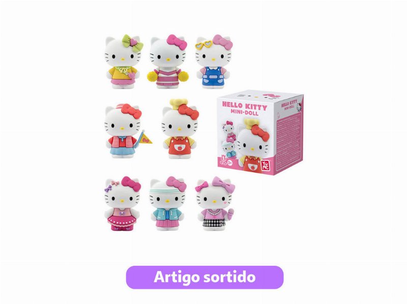 Mini Hello Kitty 5Cm Yume Modelos Sortidos