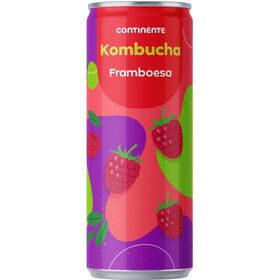 Bebida Em Lata Kombucha Framboesa Continente 25 cl