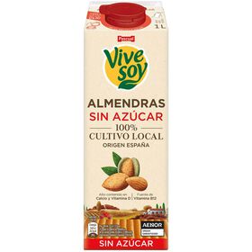 Bebida Vegetal De Amêndoa Sem Açúcar Vive Soy 1 Lt