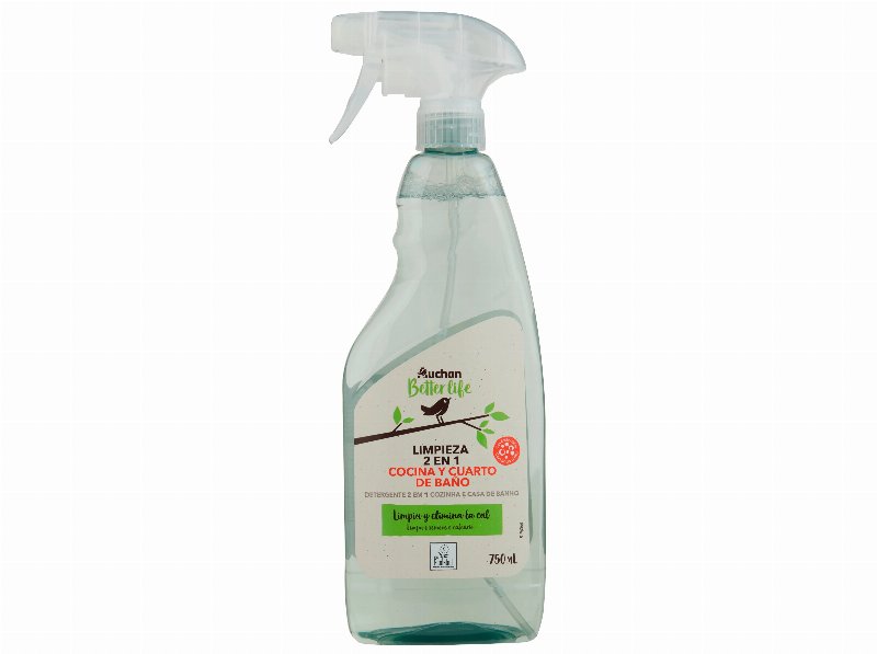 Limpeza Multisuperficies Auchan Better Life Spray 750 ml