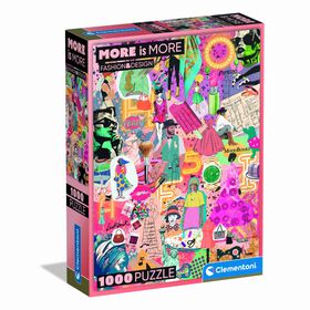 Clementoni - Puzzle More Is More Fashion Design 1000 Peças