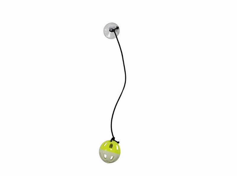 Bola 3.8Cm Com Sino E Cordel Para Pendurar