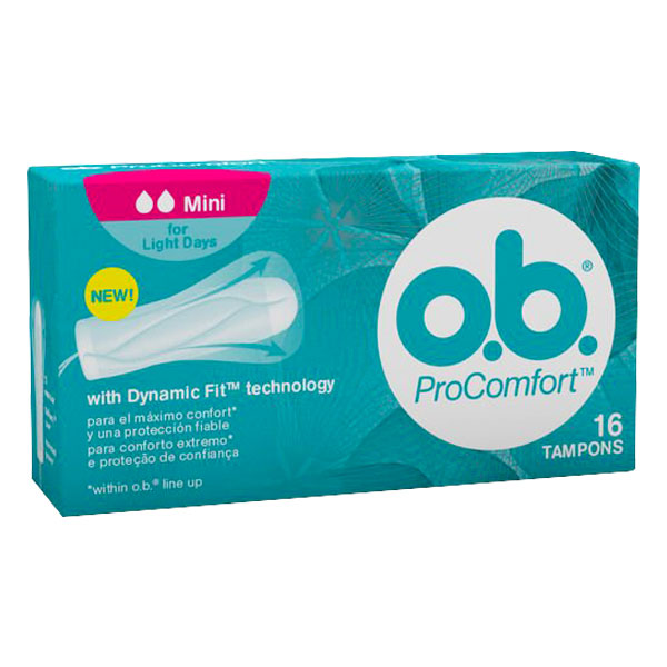Tampão Mini Procomfort 16Un O.b.