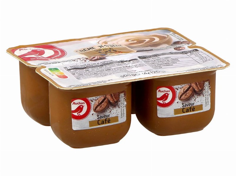 Sobremesa Láctea Auchan Café 500 g (4X125 g)