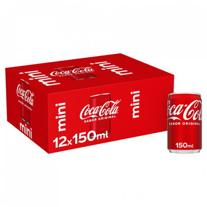 Refrigerante Coca-Cola Mini Pack 12 Coca-Cola 0.15L
