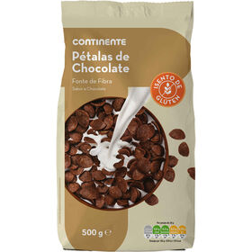 Cereais Pétalas De Chocolate Sem Glúten Continente 500 gr