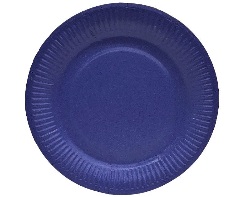 Prato De Cartão Actuel Azul 18Cm 10 Unidades