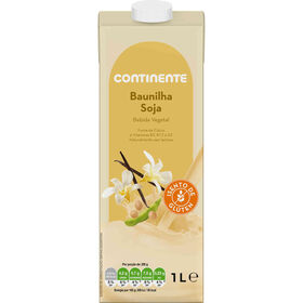Bebida Vegetal De Soja E Baunilha Continente 1 Lt