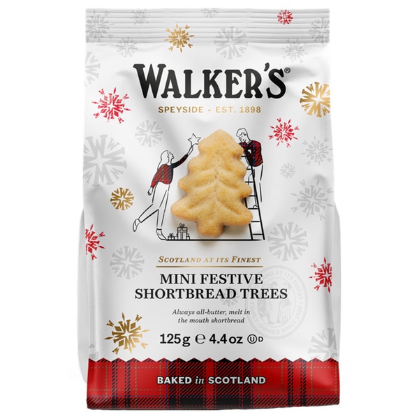 Bolachas Mini De Manteiga Árvore De Natal Shortbread 125 g