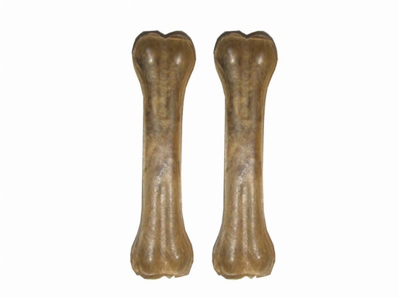 Osso 100 % Couro Prensado 12Cm/40-45 g-Bl 2 Un