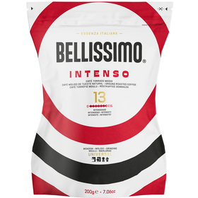 Café Moído Torrado Aroma Intenso Int 13 Bellissimo 200 gr