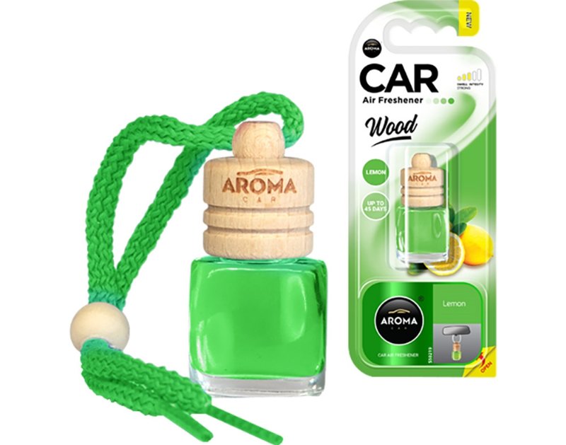 Ambientador Automóvel Aroma Car Wood Lemon 6 ml