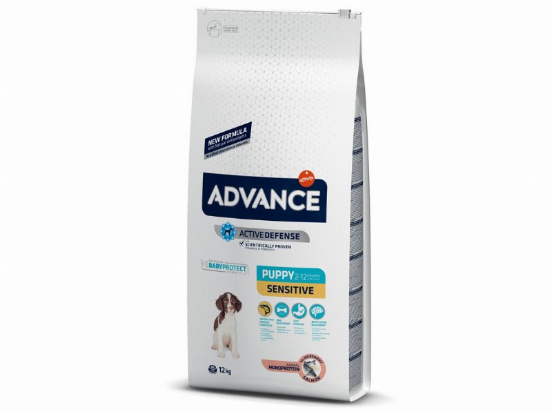 Ração Cão Puppy Advance Sensitive Salmão 12 kg*