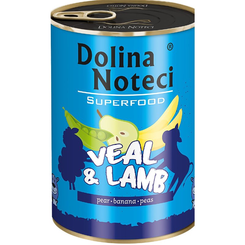 Alimento Húmido Para Cão Superfood Vitela E Cordeiro 400 g