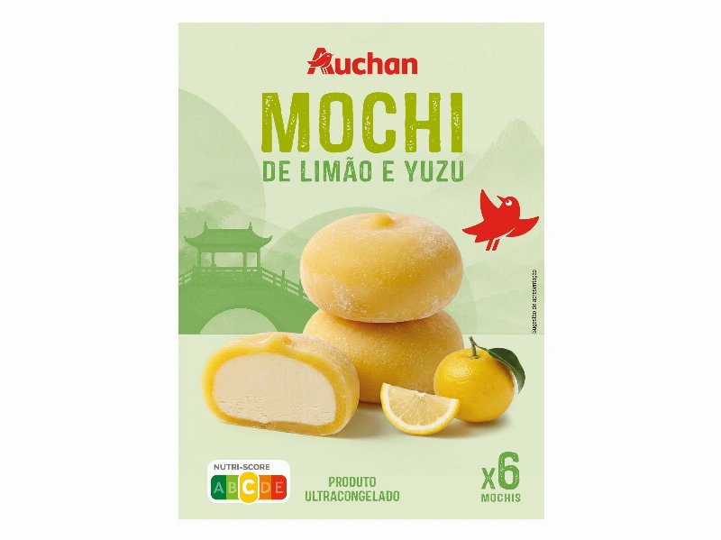 Gelado Mochi Auchan De Limão E Yuzu 6Un 210 g