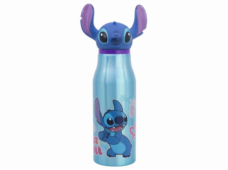 Garrafa Alumínio Figura Stitch
