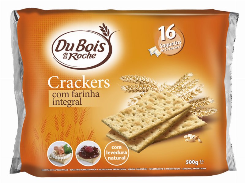 Bolacha Du Bois De La Roche Crackers Com Farinha Integral 500 g