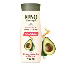 Creme Corpo Hipoalergénico Abacate Feno 400 ml