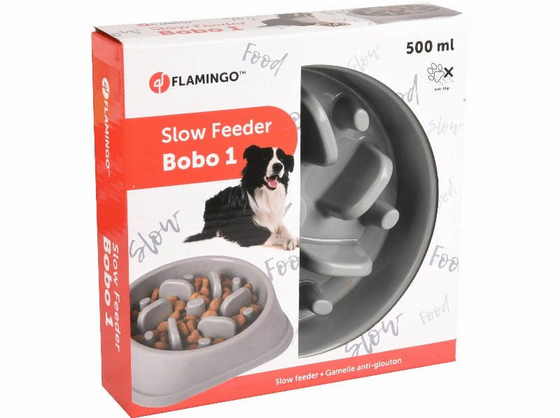 Comedouro Para Cão Flamingo Slow Feeder 500 ml