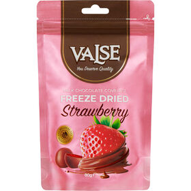 Freeze Dried De Morango Coberto Com Chocolate De Leite Valse 80 gr