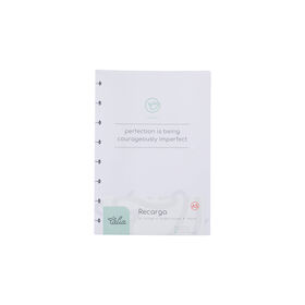 Recarga Papel A5 Quadriculado Para Caderno Smart Talia