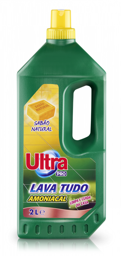 Lava Tudo Amoniacal Sabão Natural Ultra 2L