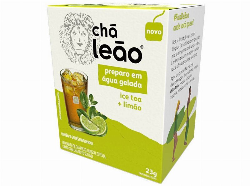 Chá Frio Matte Leão Limão 10 Saquetas 23 g