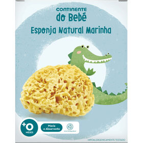 Esponja Natural Continente Do Bebé 1 Un