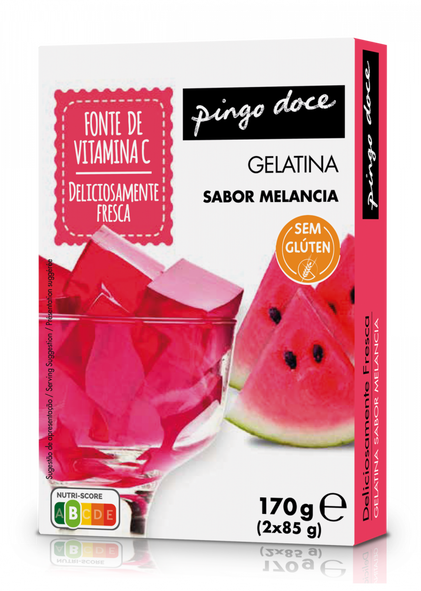 Gelatina Em Pó De Melancia Pingo Doce 0.17Kg