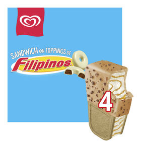 Gelado Sandwich Filipinos Caramelo Olá 520 ml (4 Un)