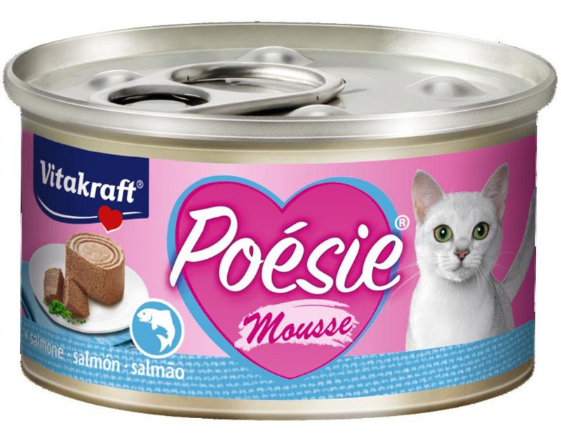 Comida Húmida Para Gato Vitakraft Poesie Mousse Salmão 85 g