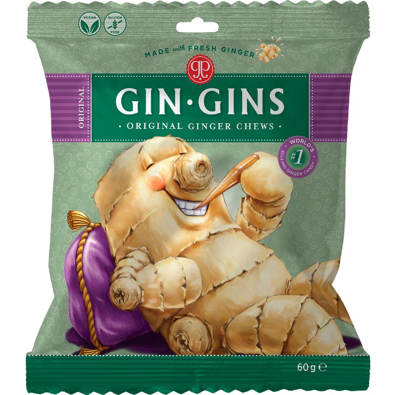 Caramelos De Gengibre Original 60 g