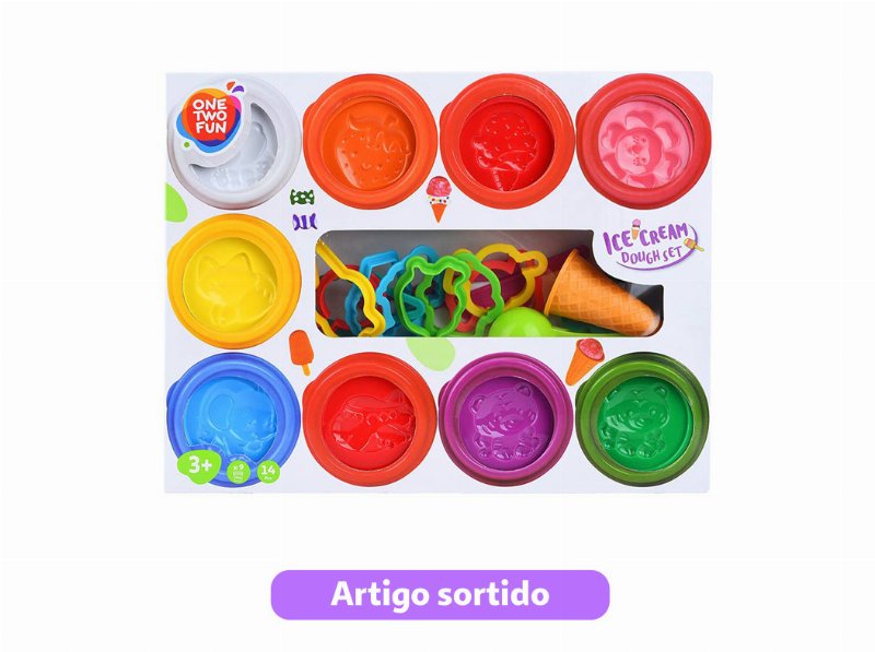 Set Pasta Moldar One Two Fun Modelos Sortidos
