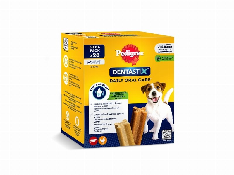 Snacks Para Cão Dentastix Pedigree Raça Pequena 440 g 28 Unidades