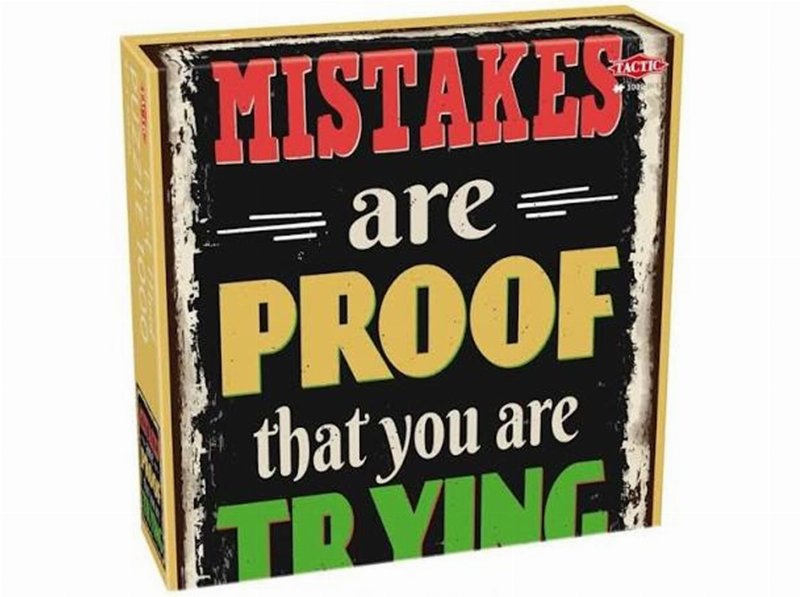 Puzzle Mistakes Tactic 1000 Pçs
