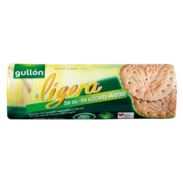 Bolachas Maria Ligera Sem Sal E Sem Açúcares Adicionados 200 g