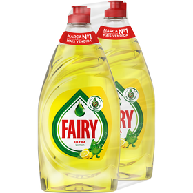 Detergente Manual Loiça Ultra Limão Fairy 2 X 900 ml