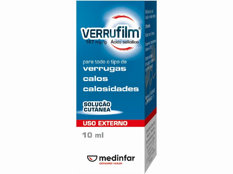 Solução Verrufilm Cutanea 167Mg/G 10 ml