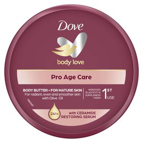 Creme Corpo Pro Age Care Peles Maduras Dove 250 ml