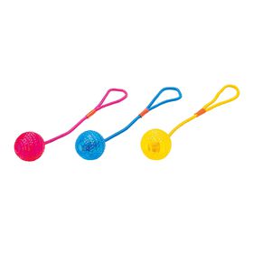 Brinquedo Para Cão Bola De Borracha Com Corda (Vários Modelos) Karlie 1 Un