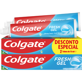 Pasta De Dentes Fresh Gel Colgate 2 X 75 ml