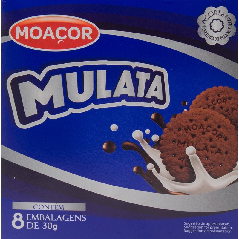 Bolachas Maria Mulata Pack 8 Unidades 240 g