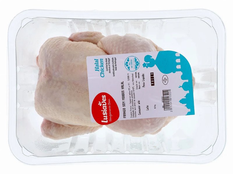 Frango Halal Lusiaves Sem Miúdos Embalagem Kg