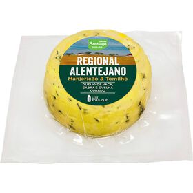 Queijo De Mistura Alentejano Curado Com Manjericão E Tomilho Santiago 1 Un (Pequeno)